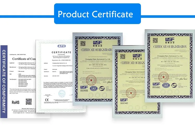 Chongqing Scope microscope certification
